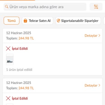 Satın Aldığım Ayakkabıların Trendyol Tarafından İptal Edilmesi Nedeniyle Mağduriyet