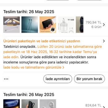 Toplu Kargo İadem Kayıp, Para İadem Yapılmadı!