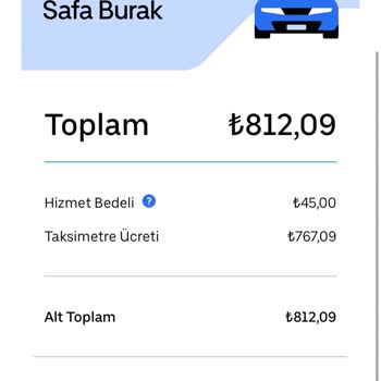 Uber Yolculuğunda Beklenenden Yüksek Ücret Kesintisi Yaşadım