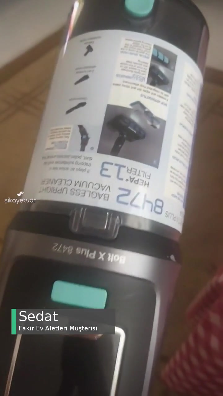 Fakir 8472 Dikey Süpürge Hata Veriyor! videonun kapak resmi