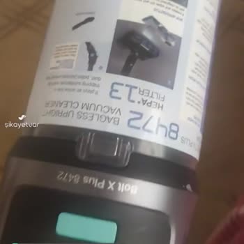 Fakir 8472 Dikey Süpürge Hata Veriyor!