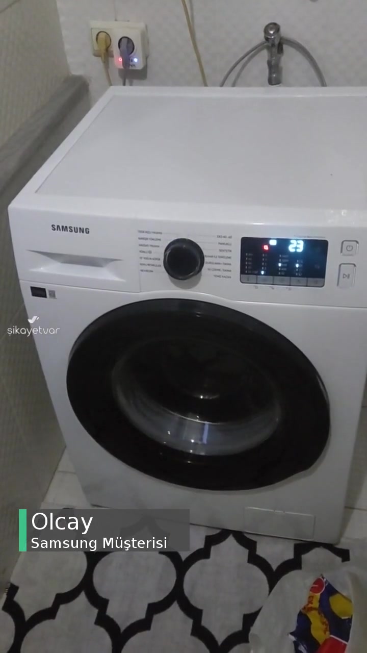 Samsung WW11BGA046AEAH Makine Ultra Gürültülü! videonun kapak resmi