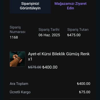 Sipariş Sonrası İletişimsizlik Ve Kargoya Verilmeyen Ürün Sorunu