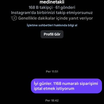 Sipariş Sonrası İletişimsizlik Ve Kargoya Verilmeyen Ürün Sorunu