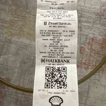 Shell İstasyonunda Mazot Fişimde Kodum Yazmadı