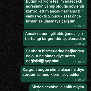 Kargo Teslimatı Sürekli Erteleniyor Ve İletişimde Sorun Yaşıyorum