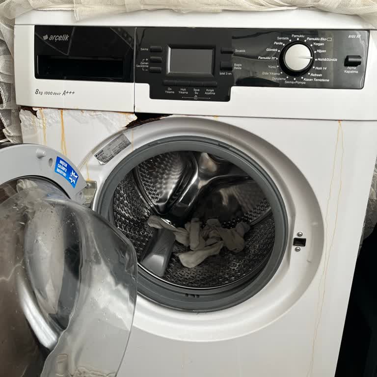 Çamaşır Makinesinde Paslanma Ve Su Sızıntısı Sorunu