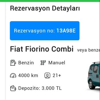 Europcar Rezervasyon Yapılan Aracın Teslim Edilmemesi ve Mağduriyet