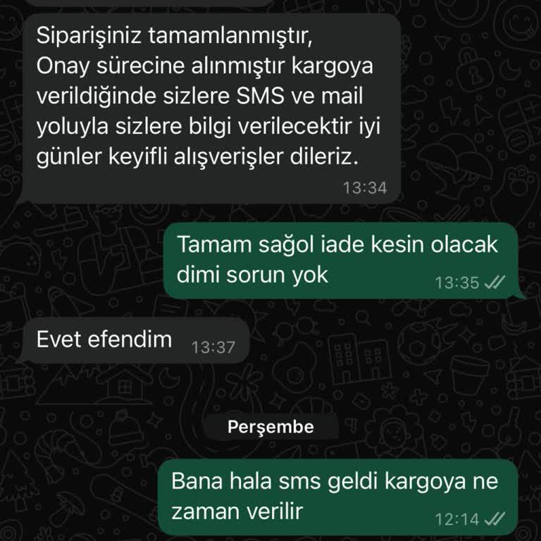 Alışveriş Sonrası İletişimsizlik Ve İade Belirsizliği Yaşadım