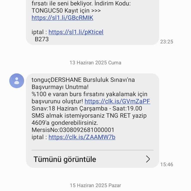 Israrla Devam Eden SMS Gönderimleri Ve Müşteri Taleplerinin Dikkate Alınmaması