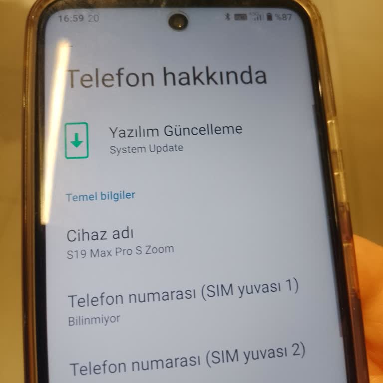 Reeder Aldığım Telefonun Modeli ve Çekim Sorunları Çözülmüyor