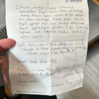 Media Markt'ta Satış Sonrası Destek Sorunu Ve İlgisiz Müşteri Hizmeti