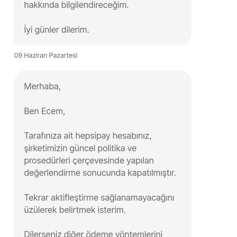 Hepsipay Hesabım Aniden Kapatıldı, Mağdur Edildim