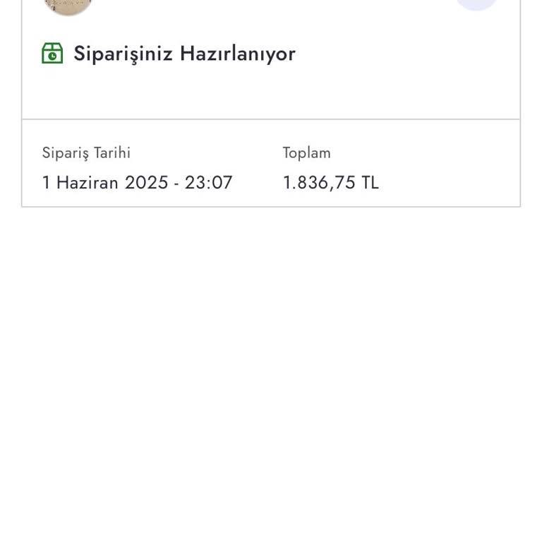 Sipariş Durumu ve İletişim Sorunu Hakkında Şikayet