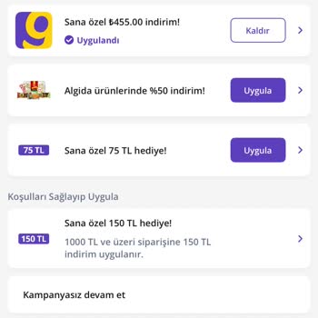 İptal Edilen Siparişimde Param İade Edilmedi, Kampanya Hakkım Engellendi