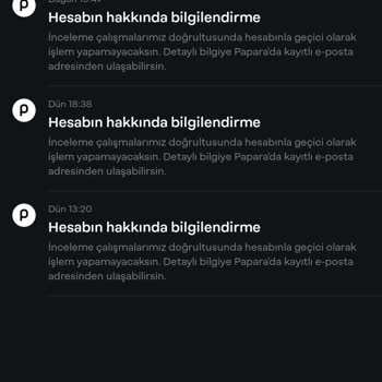Bayram Öncesi Papara Hesabımda Yaşanan Mağduriyet Ve Gecikme