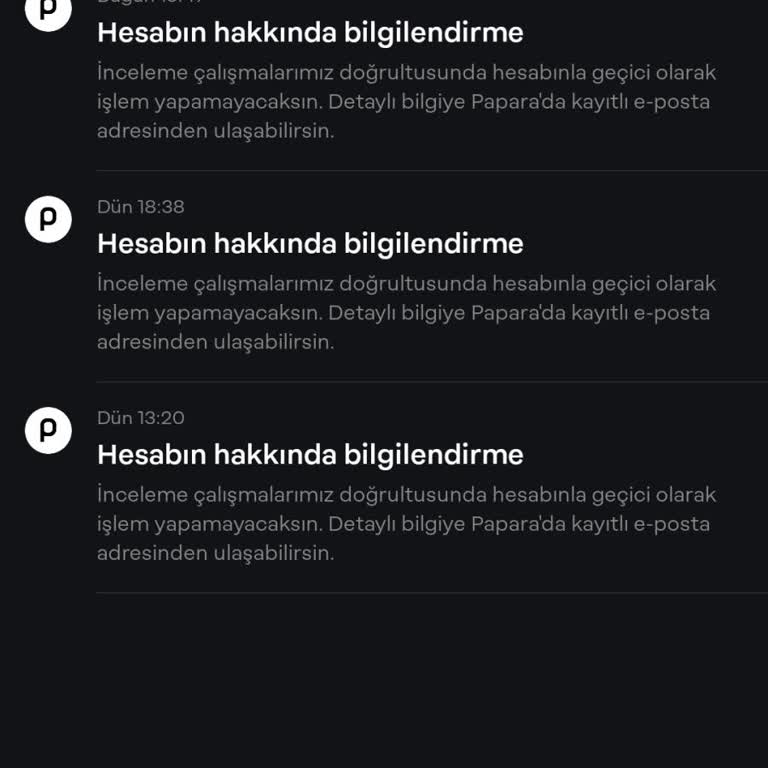 Bayram Öncesi Papara Hesabımda Yaşanan Mağduriyet Ve Gecikme