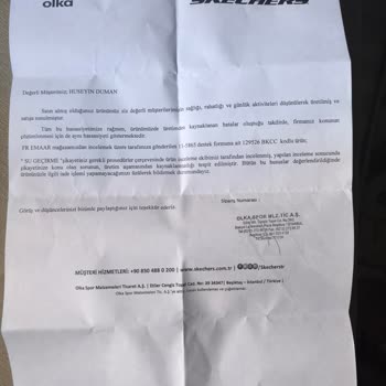 Kısa Sürede Deforme Olan Ve Su Geçiren Ayakkabıda Garanti Sorunu