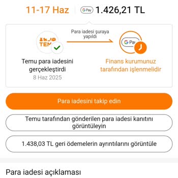 İade Edilmeyen Para Ve Habersiz Kart Çekimi Sorunu