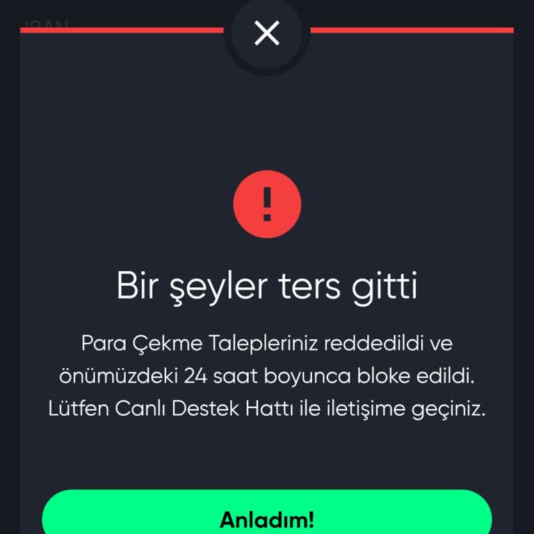 Yatırılan Paranın Görünmemesi Ve Hesabın Bloke Edilmesi Sorunu