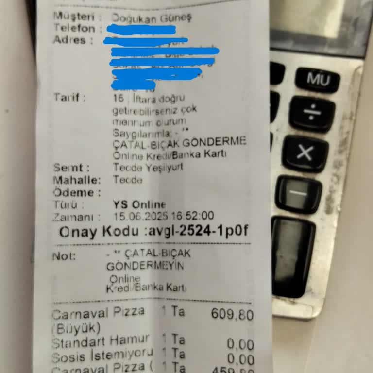 Pasaport Pizza Siparişi Geç Ve Soğuk Teslim Edildi