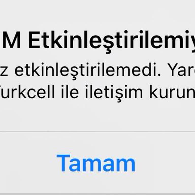 Turkcell E-Sim Başvurusu Sonrası Hattım 3 Gündür Kapalı