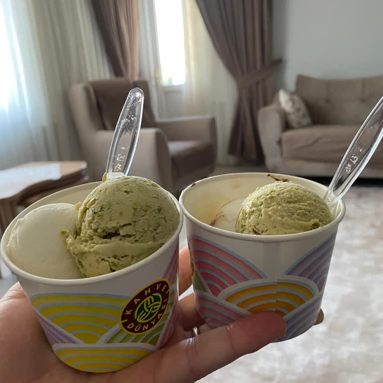 Kahve Dünyası'nda Az Porsiyon Dondurma Deneyimi