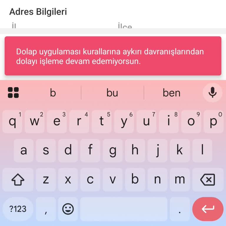 Dolap Uygulamasında Sürekli Aykırı Ürün Uyarısı Alıyorum