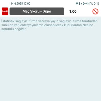 Canlı Bahis Kuponumun Hatalı Sonuçlanması Ve Müşteri Hizmetleri Sorunu