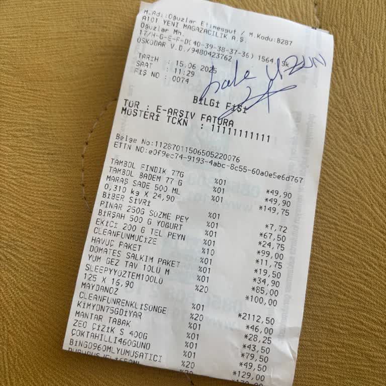 A101 Kasada Fazla Ürün Girişi Ve İade Sürecinde Mağduriyet