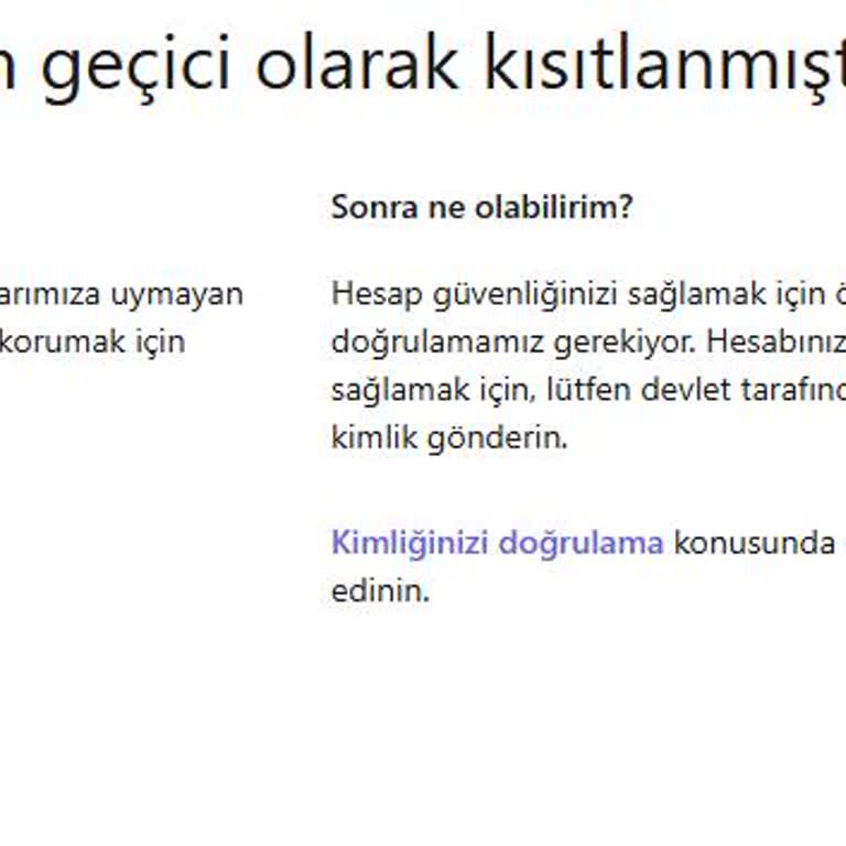 Linkedin Hesabım Kimlik Doğrulamasına Rağmen Açılmıyor