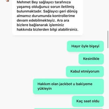 Kazandığım Tutar Ödenmedi Canlı Destek Çözüm Sunmuyor