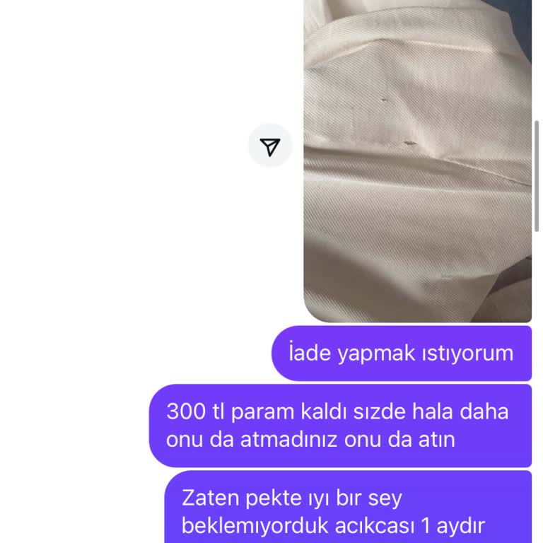 Yanlış Ürün, Eksik İade Ve Yırtık Etek Mağduriyeti