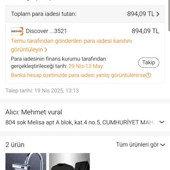 Temu'dan 4 Aydır Beklenen Para İadesi Mağduriyeti