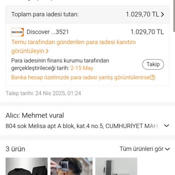 Temu'dan 4 Aydır Beklenen Para İadesi Mağduriyeti