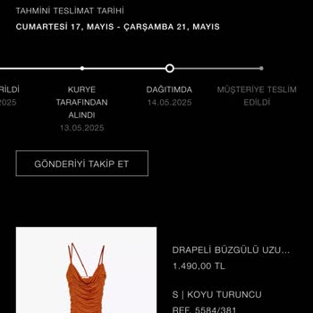 Zara'dan Alınan Ürünlerin İadesinde Gecikme Ve Mağduriyet