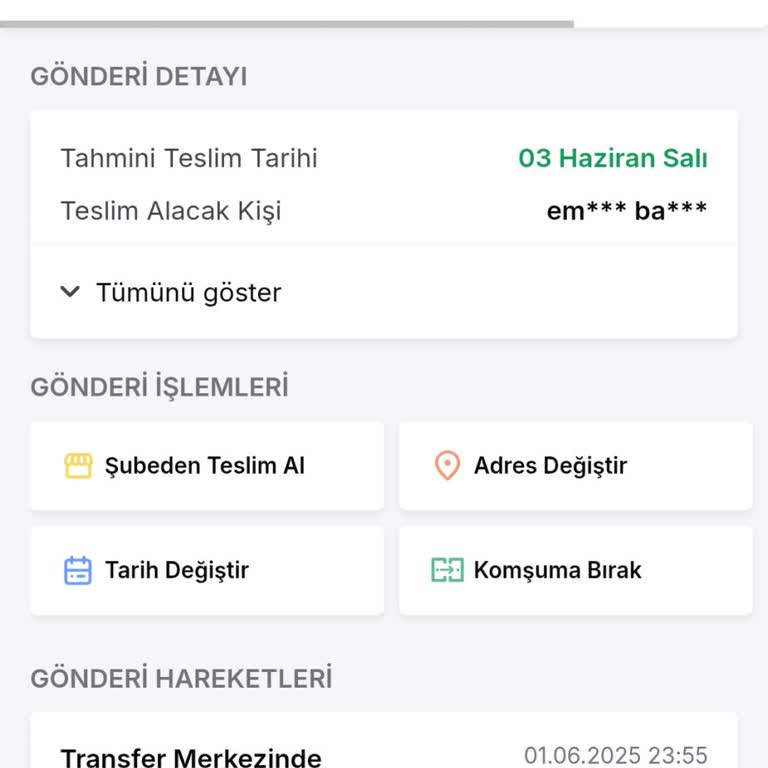Kargo Teslimatında Gecikme Ve İlgisizlik Yaşıyorum