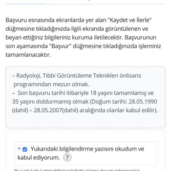 Başvuru Şartlarına Uygun Olmama Rağmen Sistem Hatası Ve Yetersiz Geri Dönüş