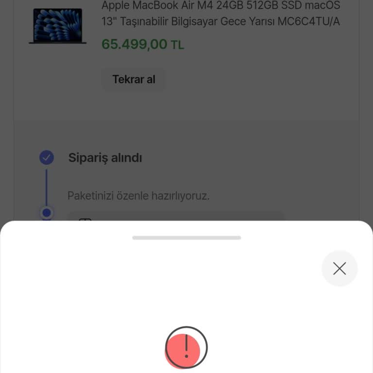 Sipariş İptali Ve Taksit Sorununda Müşteri Desteği Yetersizliği