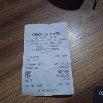 Sinema Bileti Kesilmedi, Otopark Ücreti Ödemek Zorunda Kaldım