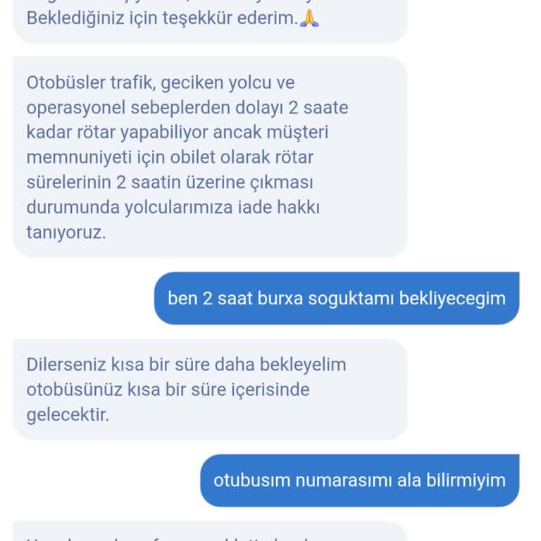 Otobüsün Geç Kalkması Ve Soğukta Bekletilme Sorunu