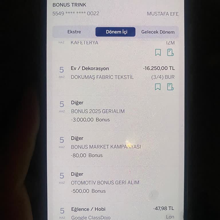 Haber Verilmeden Geri Alınan Bonus Puanların İadesini Talep Ediyorum