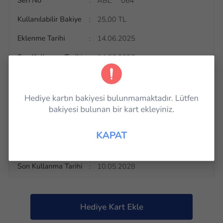 Kazanıyorum Uygulamasında Hediye Kartı Bakiyesi Görünmüyor Ve Anket Sorunu