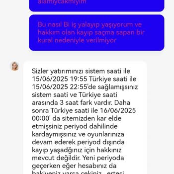 Kayıp Bonusum Saat Kuralları Yüzünden Verilmiyor!