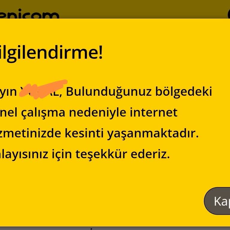 Müşteri Temsilcisine Ulaşılamıyor, İnternet Hızı Düşük