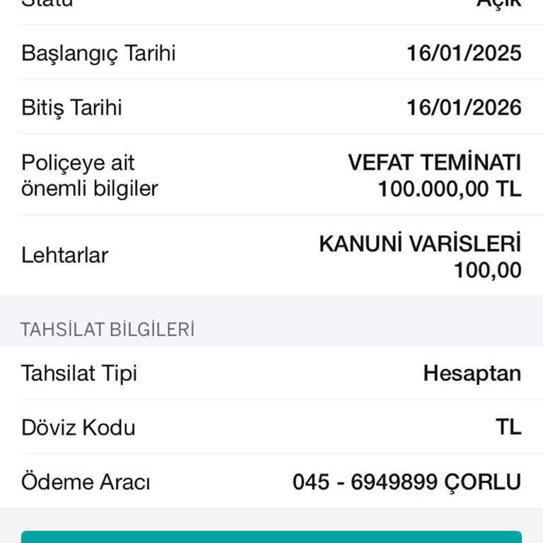 Krediye Bağlı Hayat Sigortasının İptali Ve Ücret İadesi Talebi