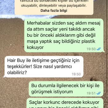Aldığım Kaynak Saçta Kalite Ve Koku Problemi Var, Firma İlgisiz