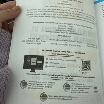 Pegem Kitaplarında Aktivasyon Kodu Sorunu Yine Karşımda!