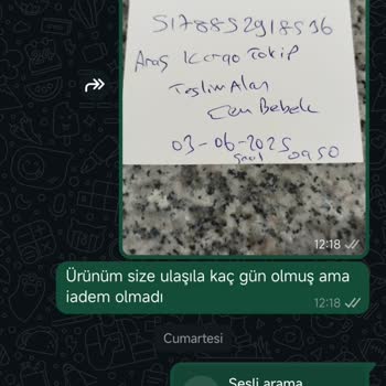 Yırtık Gelen Ürün Ve İade Sürecinde İletişimsizlik