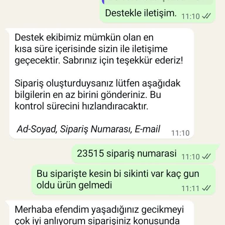 Siparişim Bir Aydır Gelmedi Sürekli Oyalıyorlar